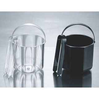 【まとめ買い10個セット品】【アクリルアイスバスケット ブラック】【厨房器具 製菓道具 飲食店】【ECJ】｜マルシェ＆キッチンカーWORLD