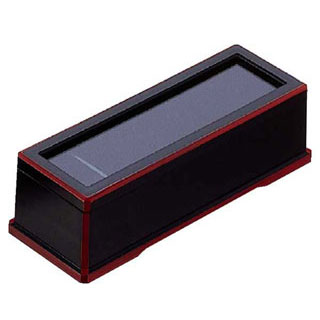 【まとめ買い10個仕掛ける品】【黒渕朱箸箱 ［ABS］】【勝手もと物の具 製菓物の具 飲食店】【ECJ】 箸・カトラリー-箸
