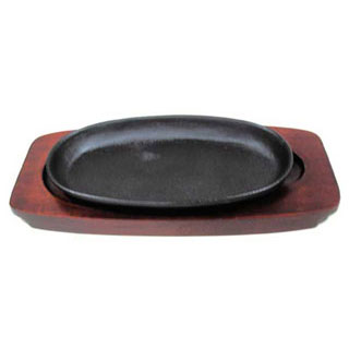 【まとめ買い10個セット品】アサヒステーキ皿A-102小判［業務用］ 【売れ筋 ステーキ用鉄板 ステーキ 鉄皿 ステーキ皿 ステーキプレート 業務用 鉄板 ステーキ鉄板 ハンバーグ 鉄板 皿 鉄の板 ステーキ鍋 ステーキ鉄板皿 ステーキ用鉄板皿 人気】【ECJ】｜マルシェ＆キッチンカーWORLD