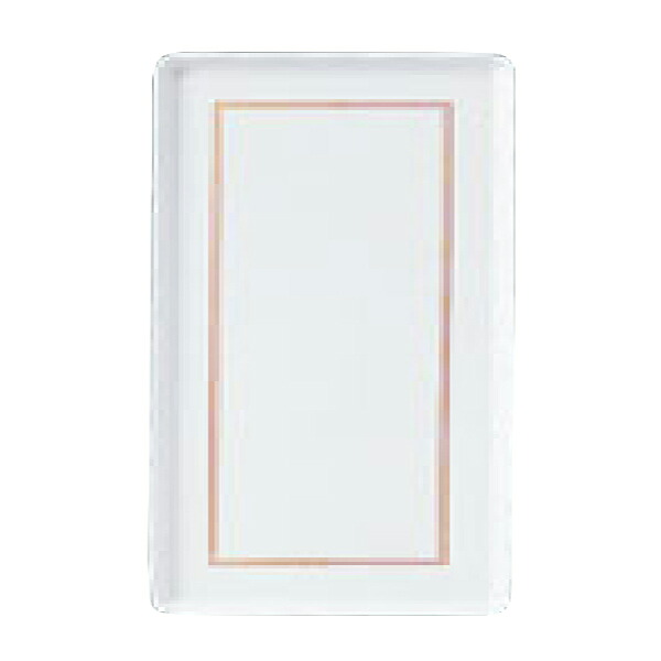 【まとめ買い10個セット品】【波渕ケーキトレー白 金ライン 大】【厨房器具 製菓道具 飲食店】 【バレンタイン 手作り】【ECJ】|マルシェ&キッチンカーWORLD