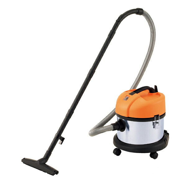 乾湿両用 業務用バキュームクリーナー15リットル 61-551-66-1 【店舗運営用品 店内・店外備品 清掃用品 乾湿両用 業務用バキュームクリーナー】【ECJ】