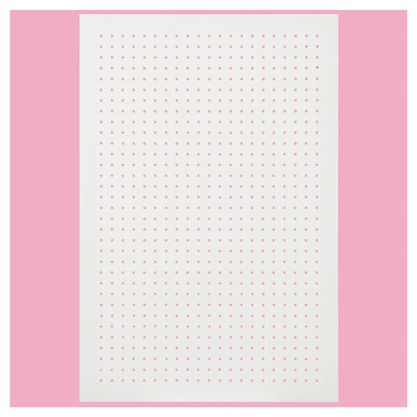 有孔ボードパネル 60×90 ホワイト 1枚 スリット取付金具セット 61-553-76-1 【店舗什器 パネル什器 有孔ボード・有孔パネル 有孔パネル スリット取付タイプ ホワイト有孔ボード 白 スリット取付金具付き】【ECJ】