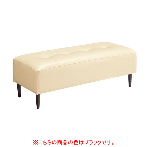 バギーベンチ W120cm 合皮 ブラック 61-801-81-1【ECJ】