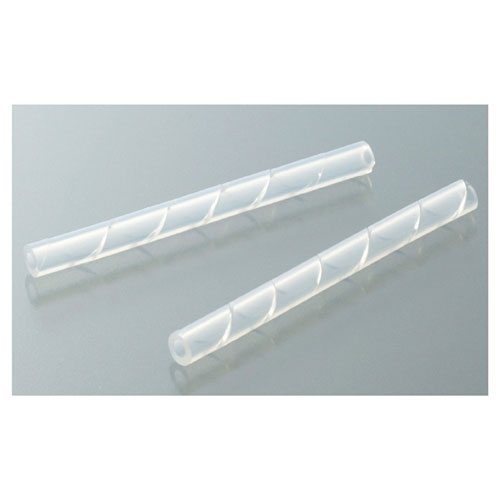 【まとめ買い10個セット品】スベリ止めスパイラルチューブレール 透明 100個 61-199-8-1 【店舗什器 パネル ディスプレー 棚 ハンガー 店舗備品】【ECJ】