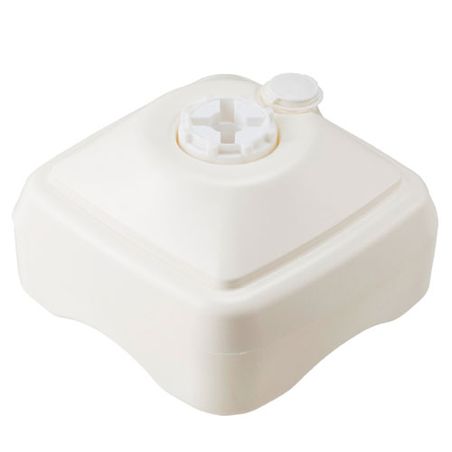 のぼり用注水式スタンド 白 11リットル 5台 61-234-8-3 【販促用品 ポスター・のぼり用器具 のぼり用備品 のぼり用注水式スタンド 白販促用品】【ECJ】