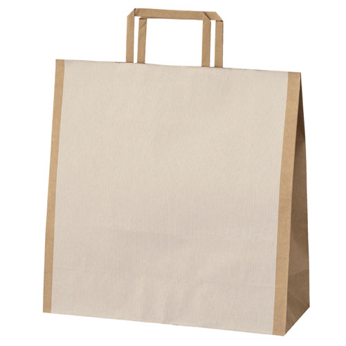 【まとめ買い10個セット品】シンプルクオリティ 手提げ紙袋 32×11.5×32 50枚 61-257-4-2【店舗備品 包装紙 ラッピング 袋 ディスプレー店舗】【ECJ】