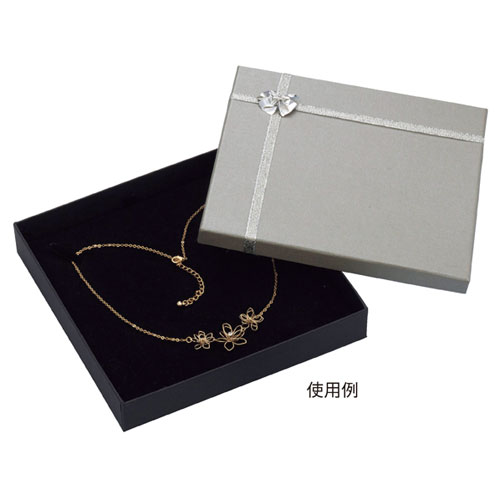 リボン付き アクセサリーボックス 17×17×3.5 10個 61-269-5-3【ラッピング用品 ギフトボックス アクセサリー用ケース リボン付き アクセサリーボックスギフト／ラッピング用品】【店舗什器 パネル 壁面 小物 ディスプレー 店舗備品】【ECJ】
