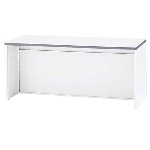 スチール製ローカウンター ホワイト W160cm 61-361-10-2【理美容・サロン備品 設備用品 レジ台・カウンター スチール製ローカウンター ホワイト】店舗什器 ディスプレー マネキン 装飾品 販促用品 ハンガー ラッピング】【ECJ】｜マルシェ＆キッチンカーWORLD