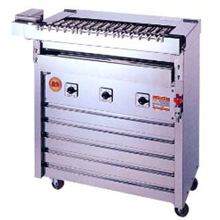 ヒゴグリラー クルクル回転 自動串焼き機 3K-009X 【メーカー直送/後払い決済不可】 【焼き鳥機 焼き鳥焼き器 焼き鳥器 焼き鳥 コンロ 業務用】【ECJ】