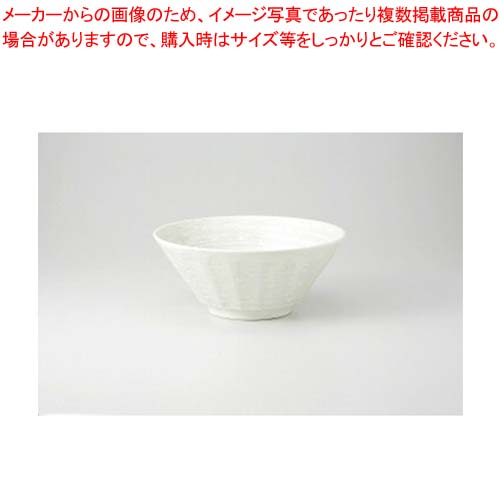 【まとめ買い10個セット品】和食器 白粉引 しのぎ6.3ラーメン丼 37Q350-24 まごころ第37集 【キャンセル/返品不可】【ECJ】
