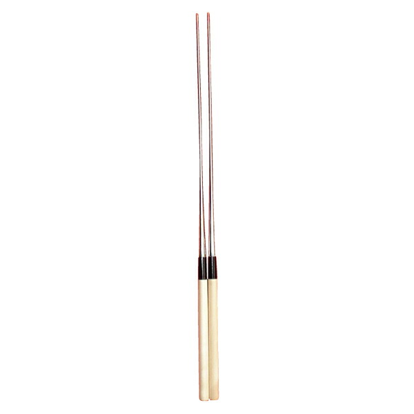 本焼ステンレス　朴柄盛箸　240mm【ECJ】
