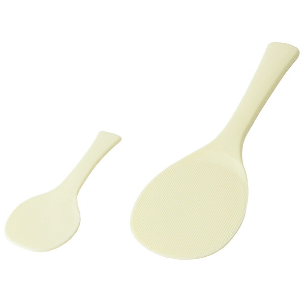 【まとめ買い10個仕掛ける品】抗菌 巫女寄せのしゃもじ御役目用 43糎 (溝付・フッ素処理)【ECJ】 調理器具・製菓器具-しゃもじ
