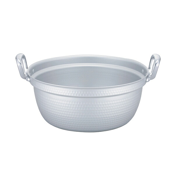【まとめ買い10個セット品】アルミ マイスター 極厚料理鍋(目盛付) 51cm【ECJ】｜マルシェ＆キッチンカーWORLD