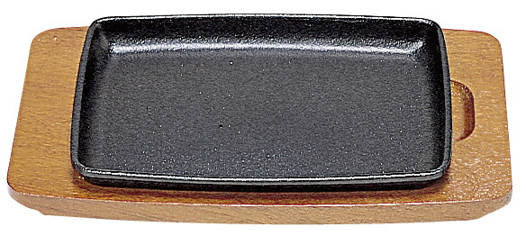 【まとめ買い10個セット品】三和 ステーキ皿 角型E 27cm【ECJ】|マルシェ&キッチンカーWORLD