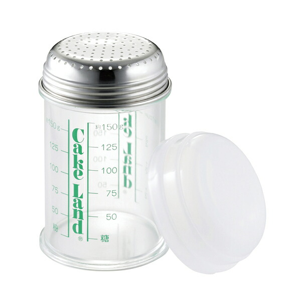 【まとめ買い10個セット品】粉糖ふり器　(カバー付)　No.757【ECJ】｜マルシェ＆キッチンカーWORLD