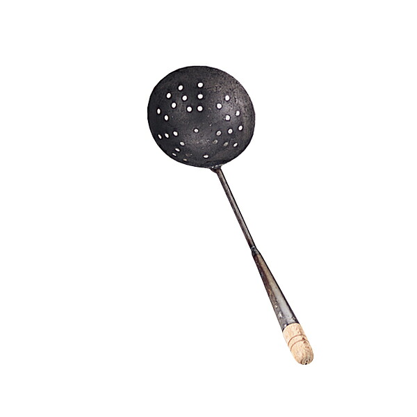 【まとめ買い10個セット品】鉄 穴明中華お玉 小【ECJ】|マルシェ&キッチンカーWORLD