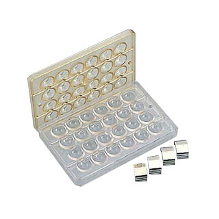 【まとめ買い10個セット品】【No.43 穴あき球合型 24ヶ取】【厨房器具 製菓道具 飲食店】 【バレンタイン 手作り】【ECJ】｜マルシェ＆キッチンカーWORLD