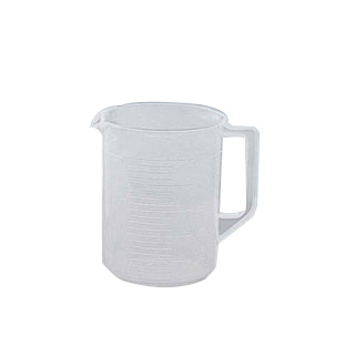 【まとめ買い10個セット品】【ポリビーカー取手付 500cc】【厨房器具 製菓道具 飲食店】【ECJ】｜マルシェ＆キッチンカーWORLD