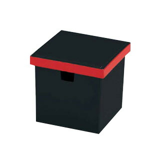 【まとめ買い10個セット品】【元禄ガリ入［小］ 黒渕朱 9-501-8】【厨房器具 製菓道具 飲食店】【ECJ】
