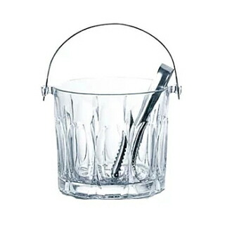 【まとめ買い10個セット品】 ガラス アイスペール トリニティ M-6813【ECJ】