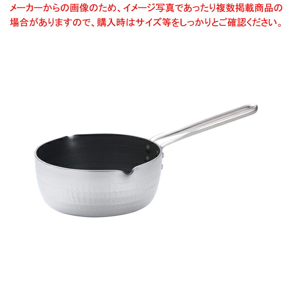 【まとめ買い10個書き割り品】TKG共柄厚板 IH軽銀テフロン雪手なべ 16糎(目盛付)【 雪手なべ IH IH相応う 一般受けの鍋 使い分かりやすい鍋度合い 煮物鍋おすすめブランド名 勝手もと鍋 おすすめ鍋ブランド名 一般受け鍋製造会社 長く使える鍋】【ECJ】
