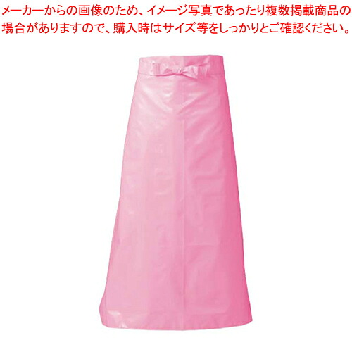 【まとめ買い10個仕かける品】マイティクロス 前垂れ 腰下印字機 E1002-4 M さくら色【ECJ】