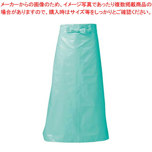 【まとめ買い10個仕かける品】マイティクロス 前垂れ 腰下印字機 E1002-2 L 緑であること【ECJ】