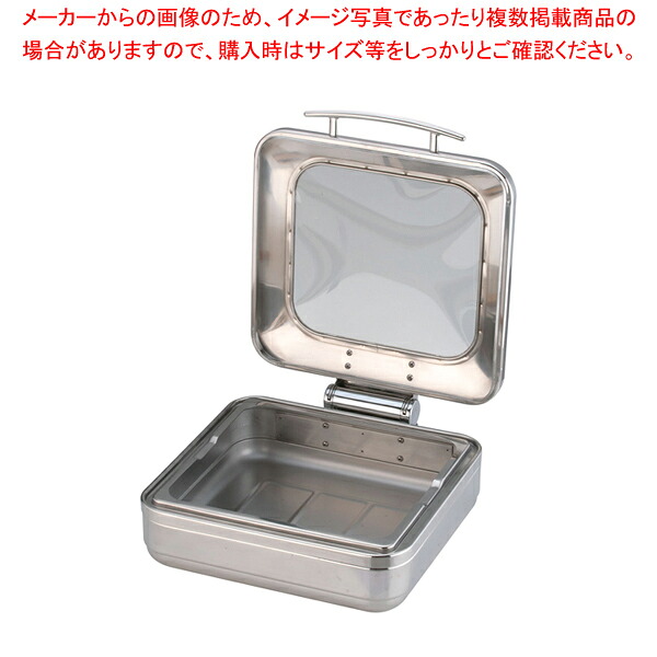 ロイヤル角チェーフィング ボンネット食パン無 硝子取りまかなう式2/3 J302【一般受け 御勤め用 売りわたす  通信販売】【ECJ】