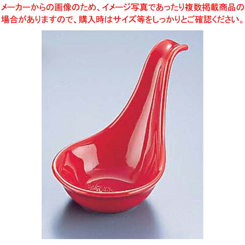【まとめ買い10個セット品】置きレンゲ D-134 赤【ECJ】
