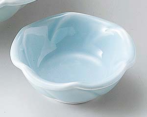 【まとめ買い10個セット品】和食器 テ017-298 青地輪花千代口【キャンセル/返品不可】【ECJ】