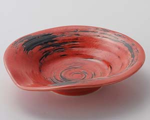 【まとめ買い10個セット品】和食器 タ020-348 紅5.5浅鉢【キャンセル/返品不可】【ECJ】｜マルシェ＆キッチンカーWORLD