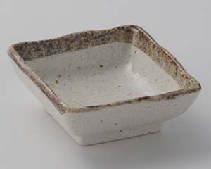 【まとめ買い10個セット品】和食器 ミ023-388 白唐津深口正角千代口【キャンセル/返品不可】【ECJ】