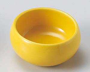 【まとめ買い10個セット品】和食器 チ042-308 黄釉丸千代口【キャンセル/返品不可】【ECJ】