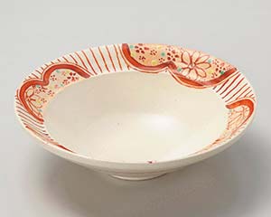 【まとめ買い10個セット品】和食器 ミ029-088 赤絵小町 5.5平鉢【キャンセル/返品不可】【ECJ】