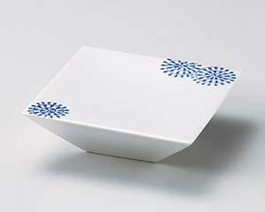 【まとめ買い10個セット品】和食器 ミ031-198 唐草角高台向付【キャンセル/返品不可】【ECJ】|マルシェ&キッチンカーWORLD