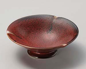 【まとめ買い10個セット品】和食器 タ055-058 紅柚子天目4.3高台鉢【キャンセル/返品不可】【ECJ】
