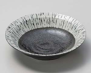 【まとめ買い10個仕かける品】和食器 イ074-688 黒釉かすり5.0鉢【取りやめる/返品不可】【ECJ】 食器-鉢