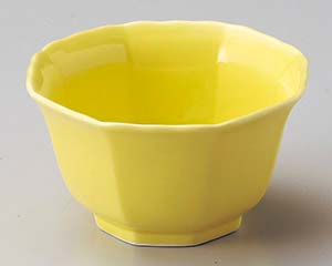 【まとめ買い10個セット品】和食器 ロ072-108 黄春八角小鉢(大)【キャンセル/返品不可】【ECJ】｜マルシェ＆キッチンカーWORLD