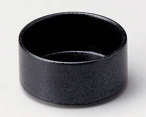 【まとめ買い10個セット品】和食器 カ080-118 黒結晶丸8cmスタック鉢【キャンセル/返品不可】【ECJ】