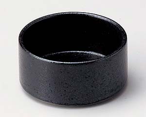 【まとめ買い10個セット品】和食器 カ080-128 黒結晶丸7.5cmスタック鉢【キャンセル/返品不可】【ECJ】