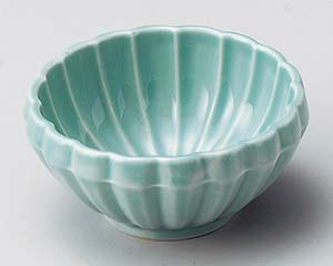 【まとめ買い10個セット品】和食器 オ081-278 菊型ヒスイ珍味鉢【キャンセル/返品不可】【ECJ】