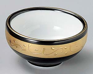 【まとめ買い10個セット品】和食器 ミ084-248 黒釉金彩丸珍味【キャンセル/返品不可】【ECJ】|マルシェ&キッチンカーWORLD