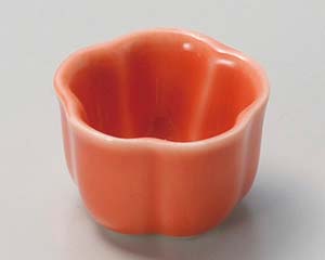 【まとめ買い10個セット品】和食器 ミ088-078 オレンジ梅型特小珍味【キャンセル/返品不可】【ECJ】