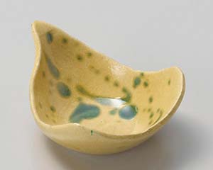 【まとめ買い10個セット品】和食器 イ085-418 黄瀬戸 千鳥 珍味【キャンセル/返品不可】【ECJ】|マルシェ&キッチンカーWORLD