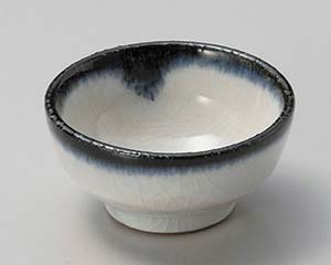 【まとめ買い10個セット品】和食器 イ088-418 ゴス流し貫入 豆鉢【キャンセル/返品不可】【ECJ】