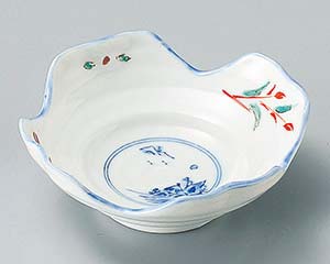 【まとめ買い10個セット品】和食器 カ098-078 赤絵京山水四ツ山鉢【キャンセル/返品不可】【ECJ】|マルシェ&キッチンカーWORLD