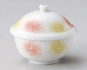 【まとめ買い10個セット品】和食器 タ112-018 橙黄姫蓋物【キャンセル/返品不可】【ECJ】
