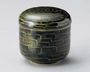 【まとめ買い10個セット品】和食器 ト113-098 織部むし碗【キャンセル/返品不可】【ECJ】