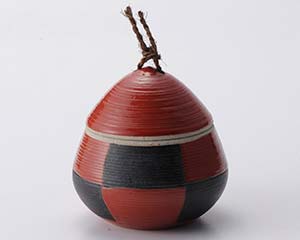 【まとめ買い10個セット品】和食器 ミ111-238 赤市松クリむし碗(大)【キャンセル/返品不可】【ECJ】