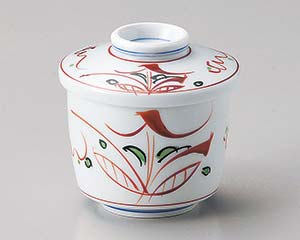 【まとめ買い10個セット品】和食器 カ114-148 手描き京小花ミニむし碗【キャンセル/返品不可】【ECJ】